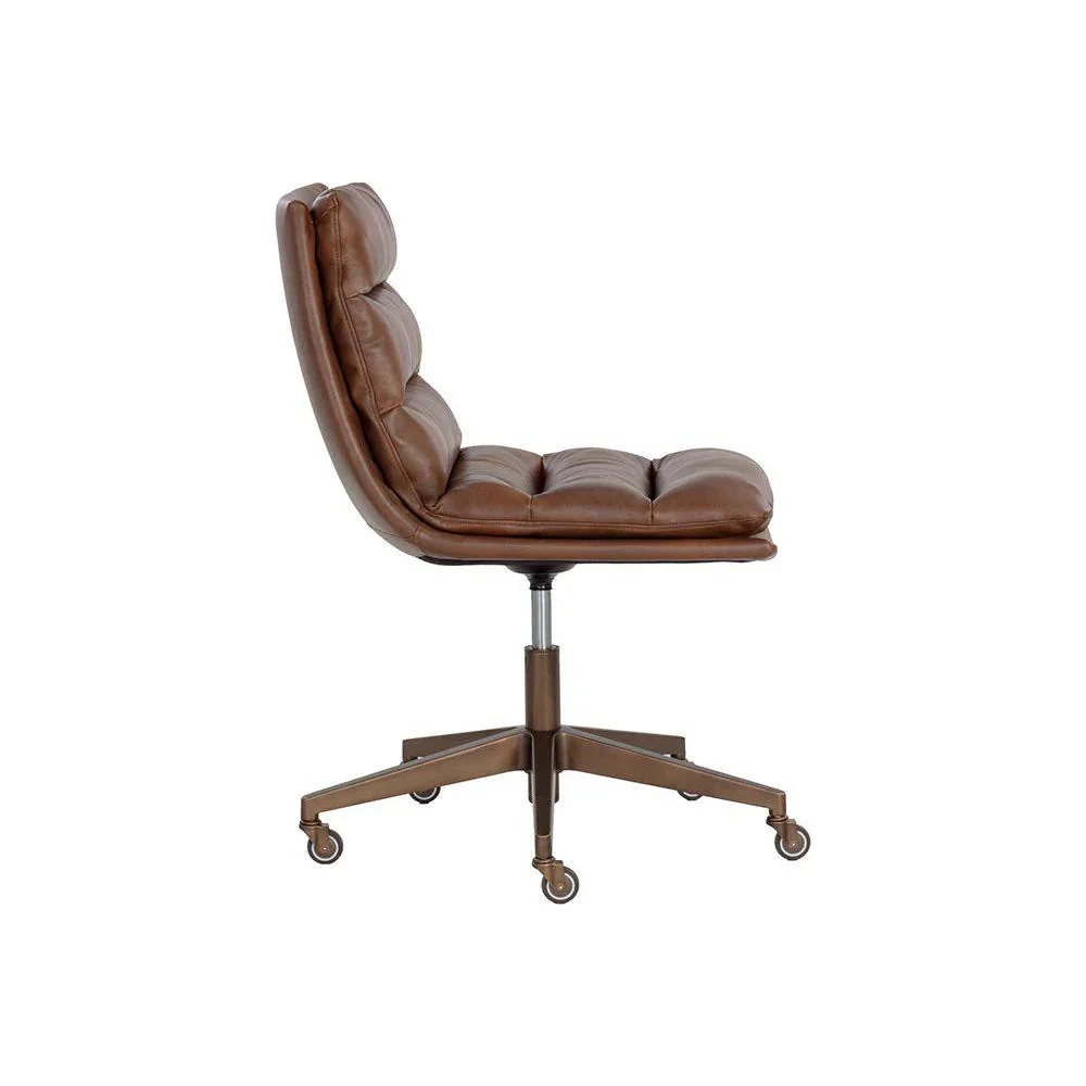 Stinson Office Chair - Bravo Cognac - Image 4