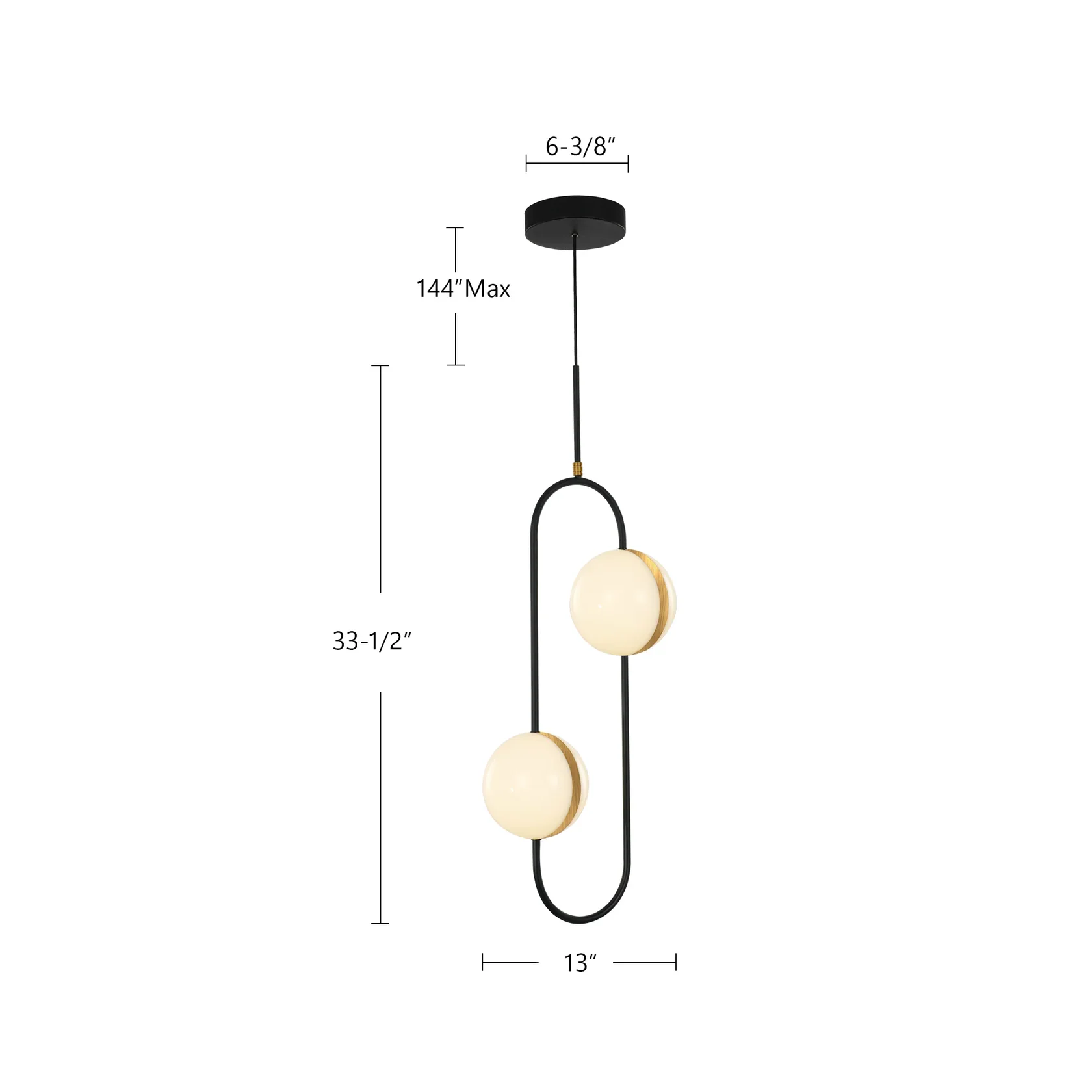 Tagliato 2 Head Pendant - Image 5