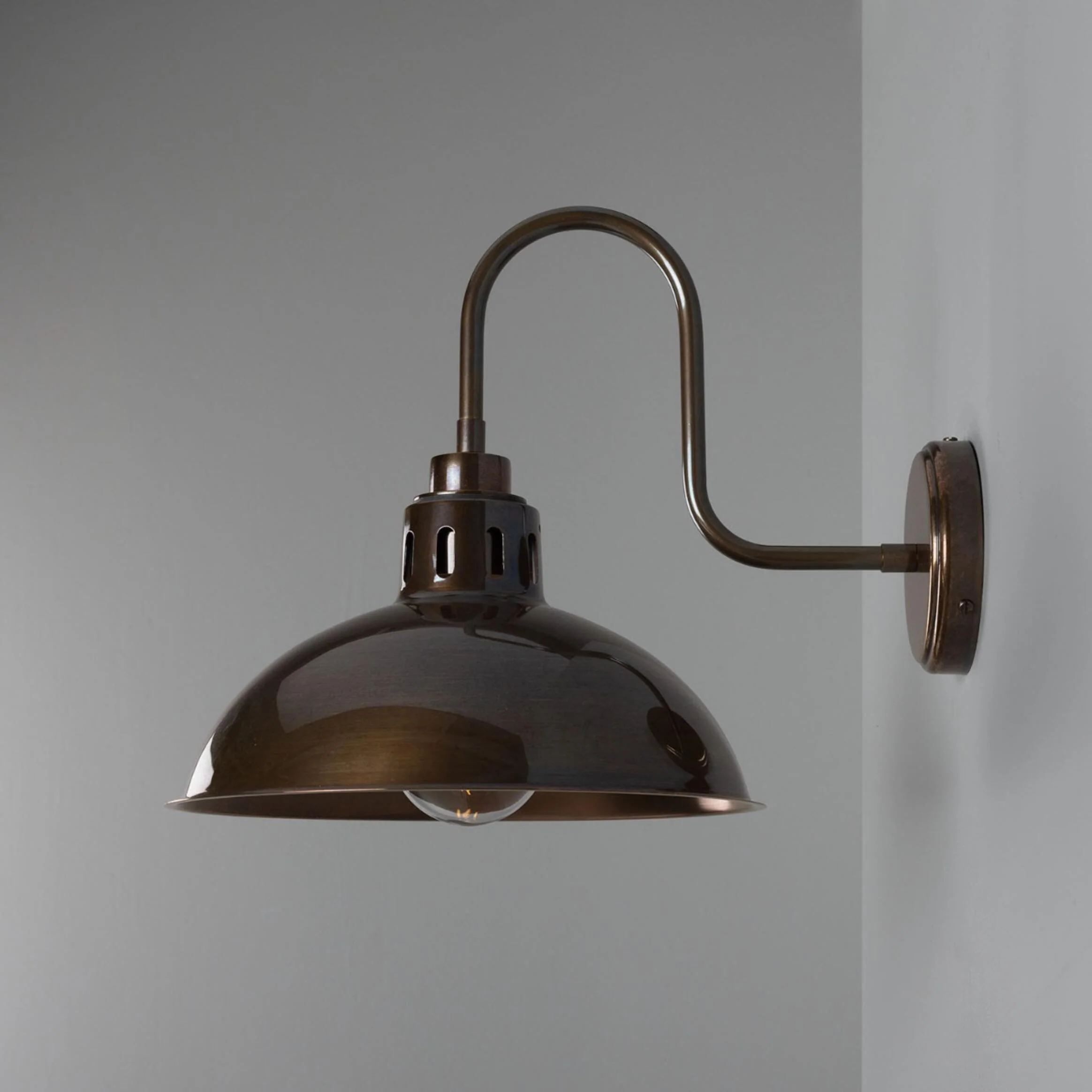 Talise Industrial Outdoor Swan Neck Sconce - Image 16