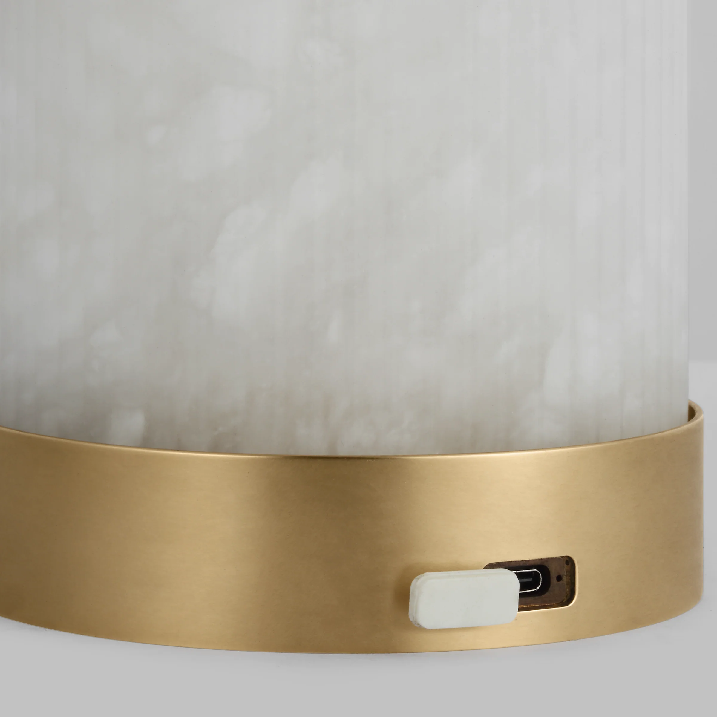 Tawa Alabaster Accent Rechargeable Table Lamp - Image 2