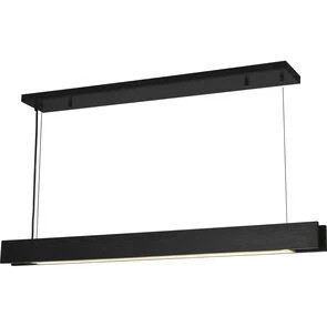 Taya 1 Light 48 inch Matte Black Linear Pendant Ceiling Light - Image 3