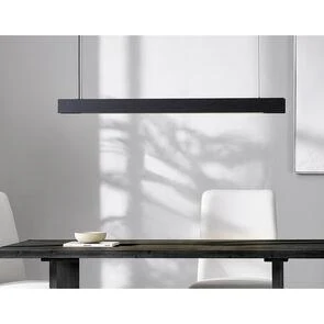 Taya 1 Light 48 inch Matte Black Linear Pendant Ceiling Light - Image 6
