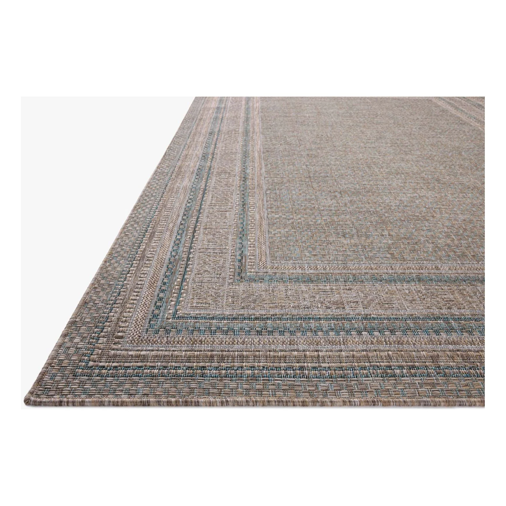Topanga Natural / Teal Rug | Amber Lewis x Loloi - Image 3