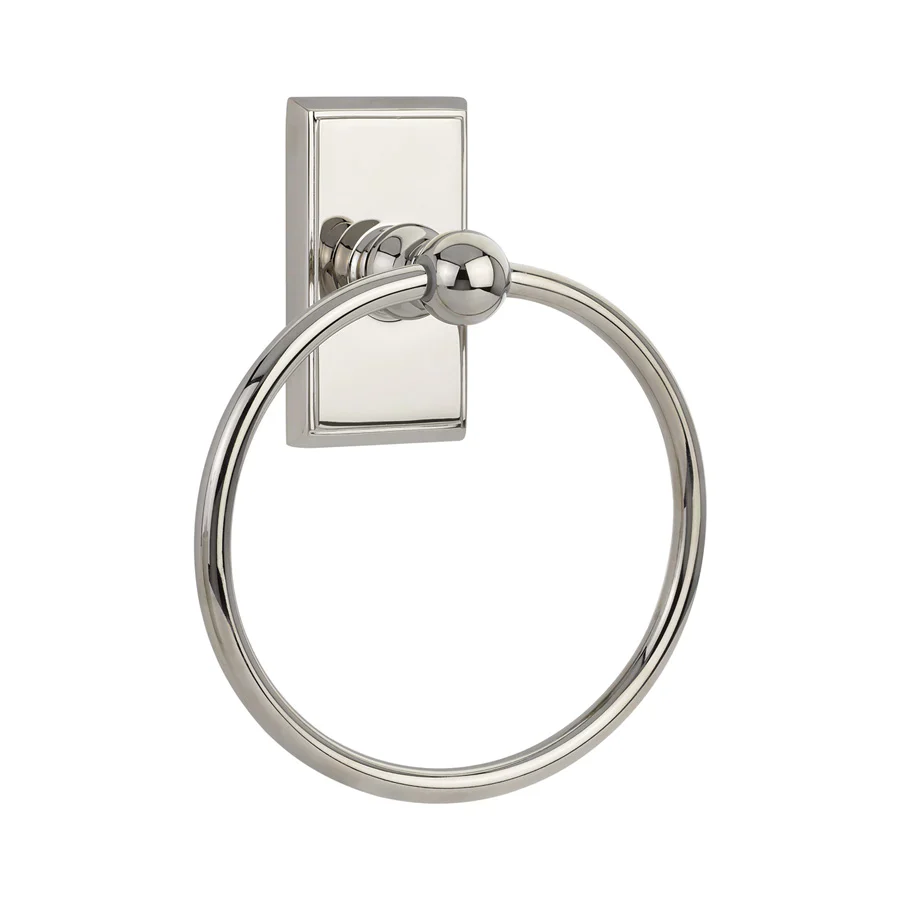 Traditional Brass Towel Ring | Open Box