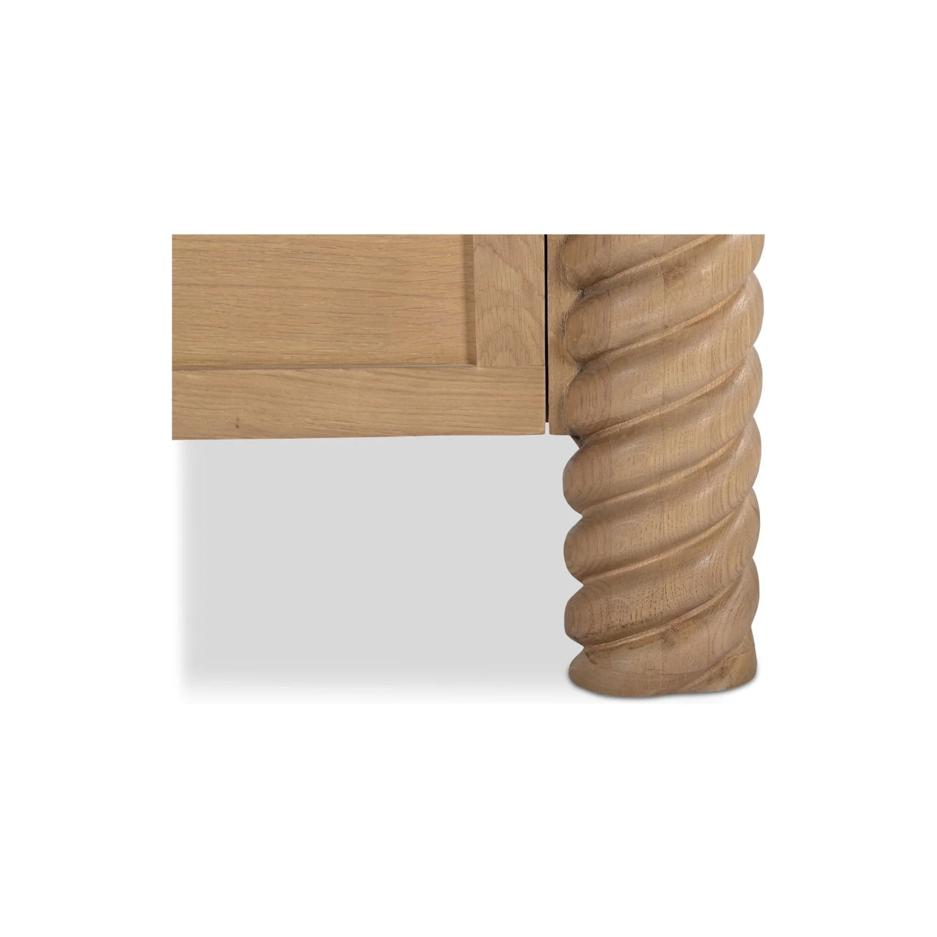 Treccia Oak 2 Drawer Nightstand - Image 11