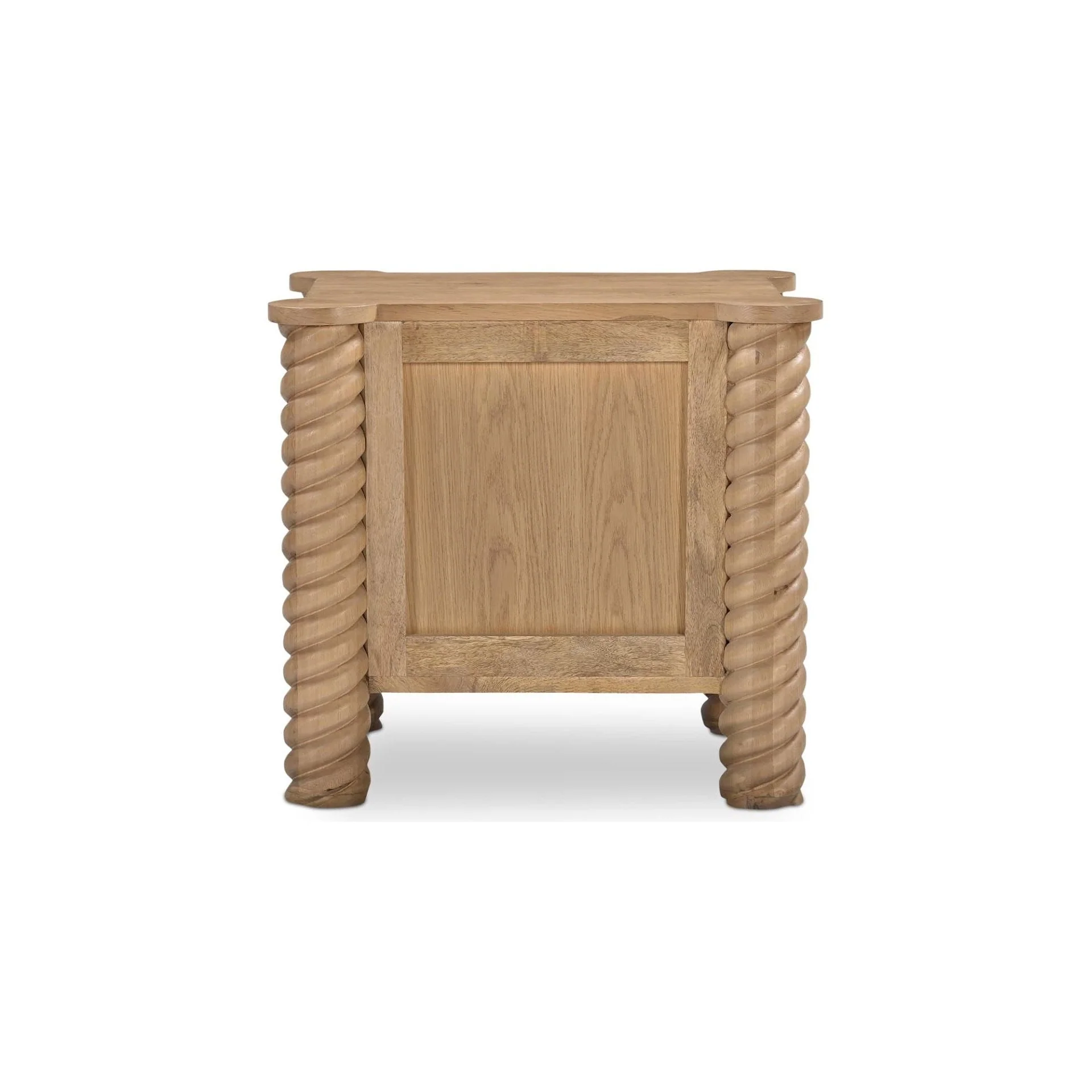 Treccia Oak 2 Drawer Nightstand - Image 8