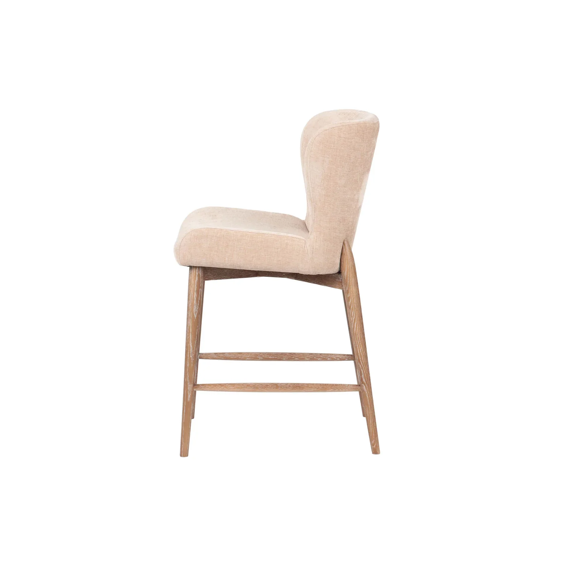 Uffizi Counter Stool - Champagne Chenille - Image 3