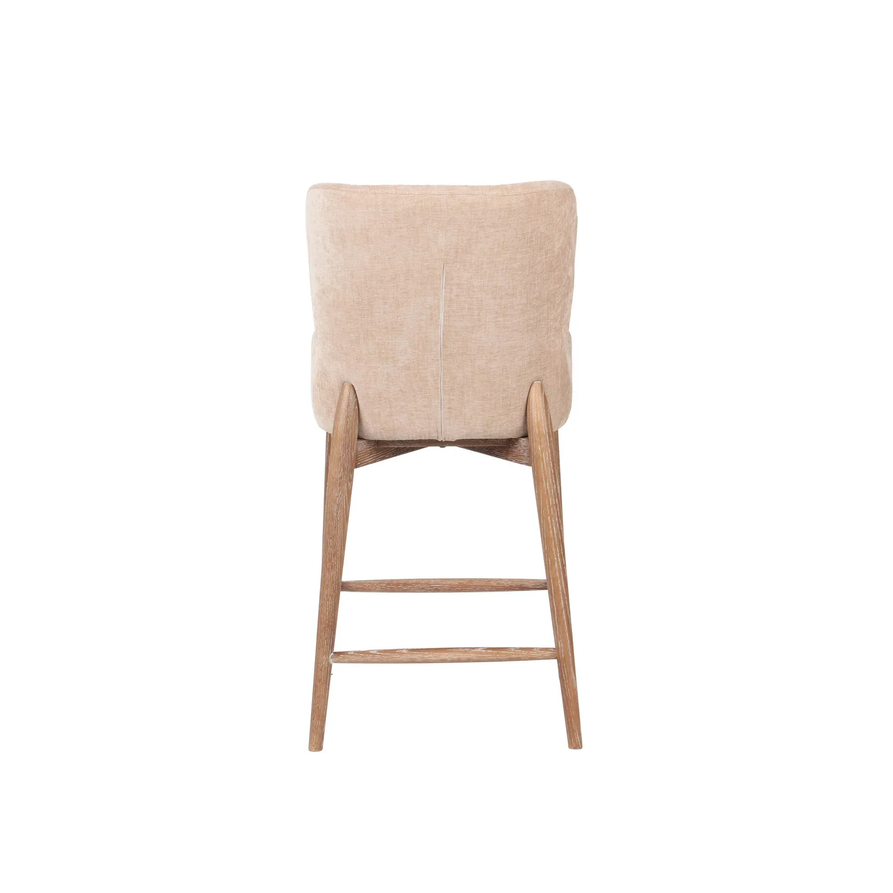 Uffizi Counter Stool - Champagne Chenille - Image 4