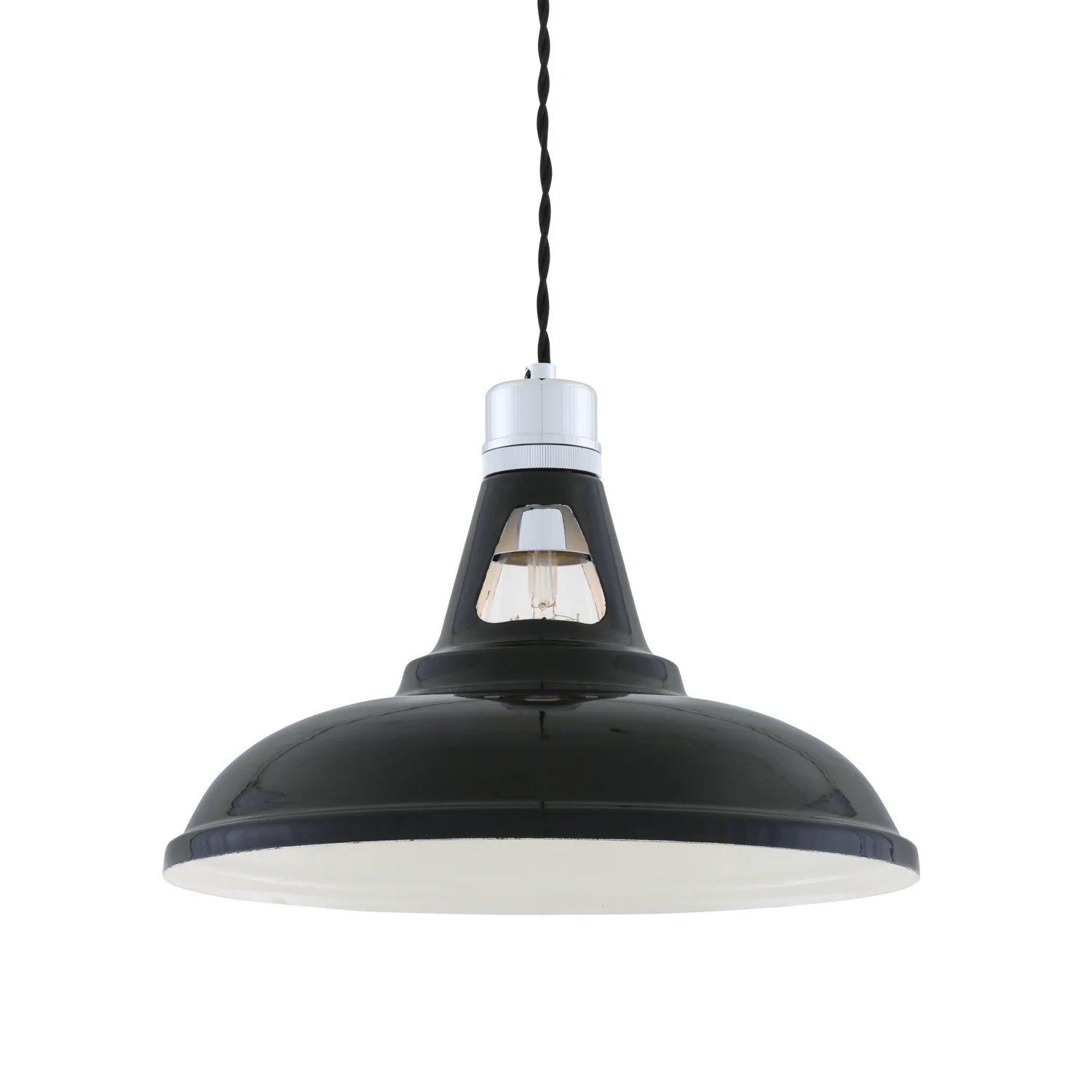 Vienna Industrial Factory Pendant Light 12"