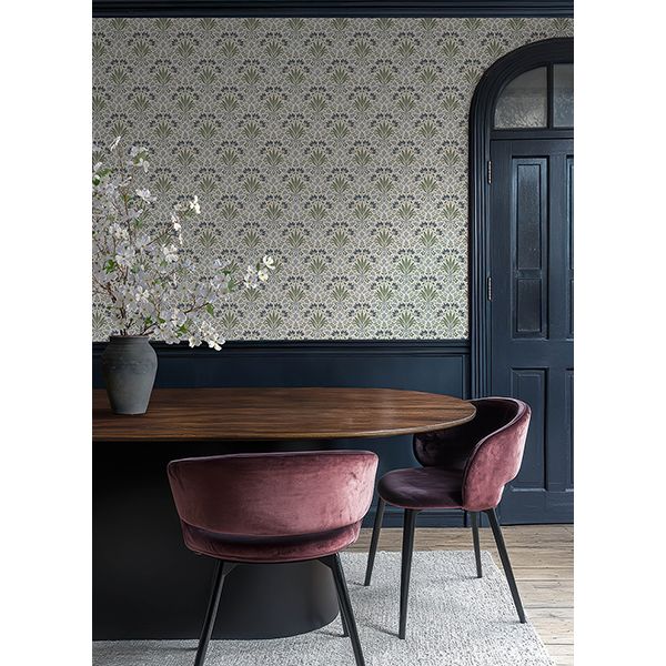 Woodbury Floral Damask Wallpaper - Image 14