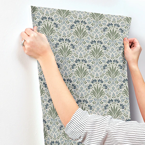 Woodbury Floral Damask Wallpaper - Image 18