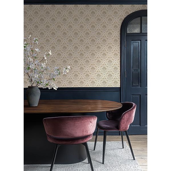 Woodbury Floral Damask Wallpaper - Image 2