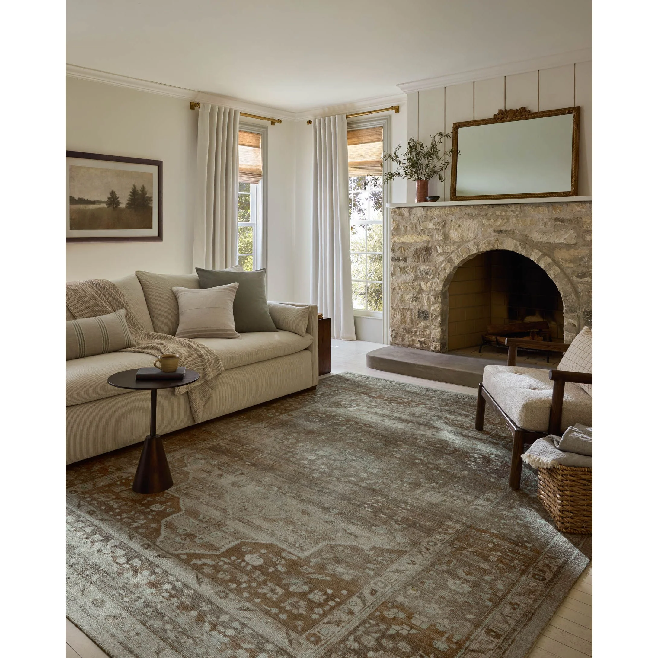 Wimberly Earth / Multi Rug | Magnolia Home by Joanna Gaines x Loloi - Image 2