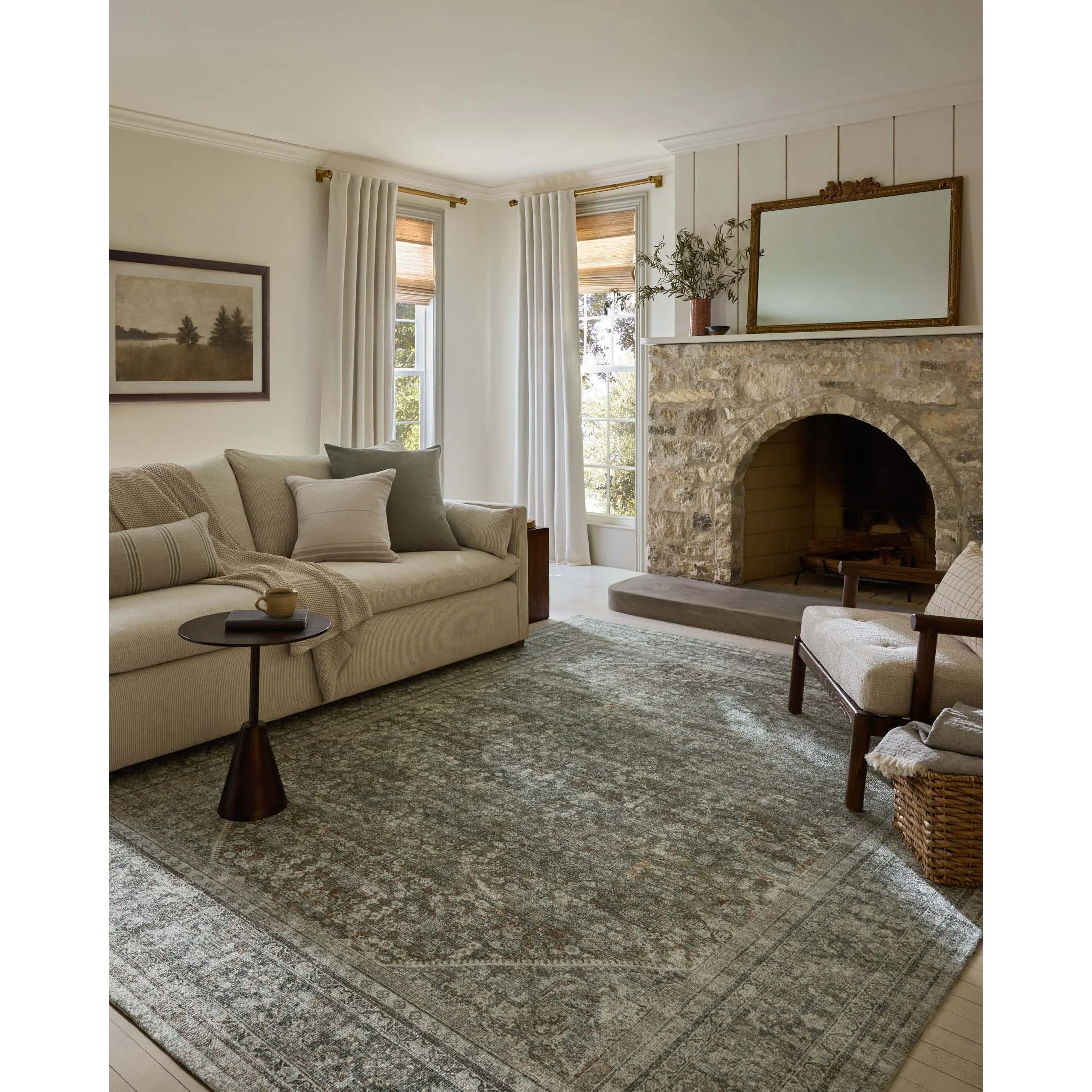 Wimberly Tobacco / Rust Rug | Magnolia Home by Joanna Gaines x Loloi - Image 2