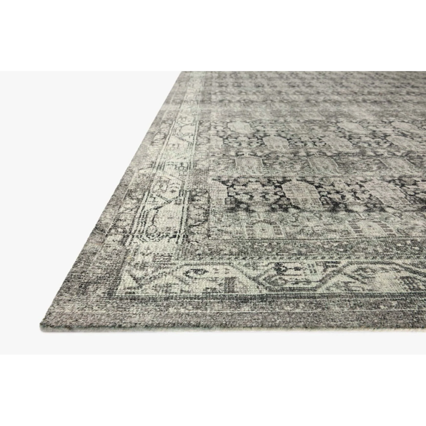 Wimberly Granite / Cream Rug | Magnolia Home by Joanna Gaines x Loloi - Image 3