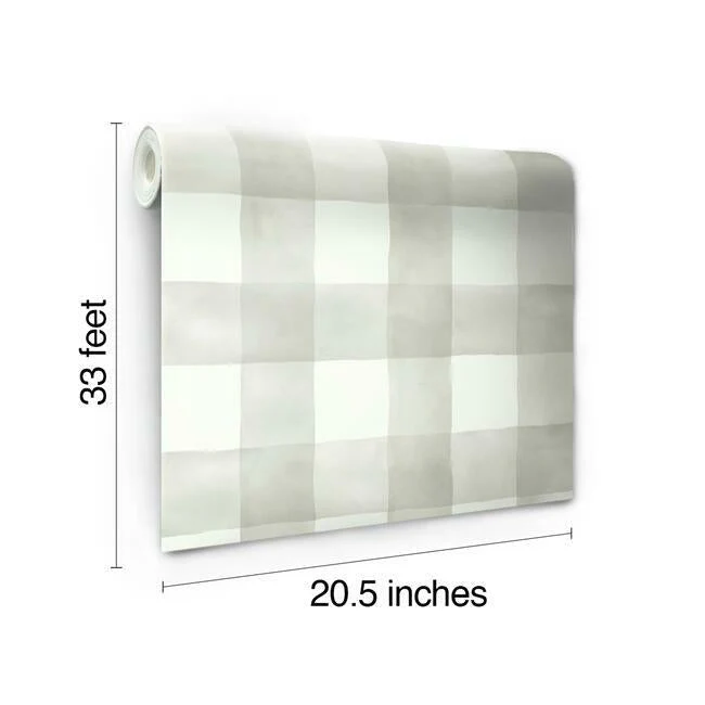 Watercolor Check Wallpaper - Image 12