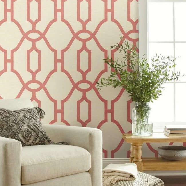 Woven Trellis Wallpaper - Image 19