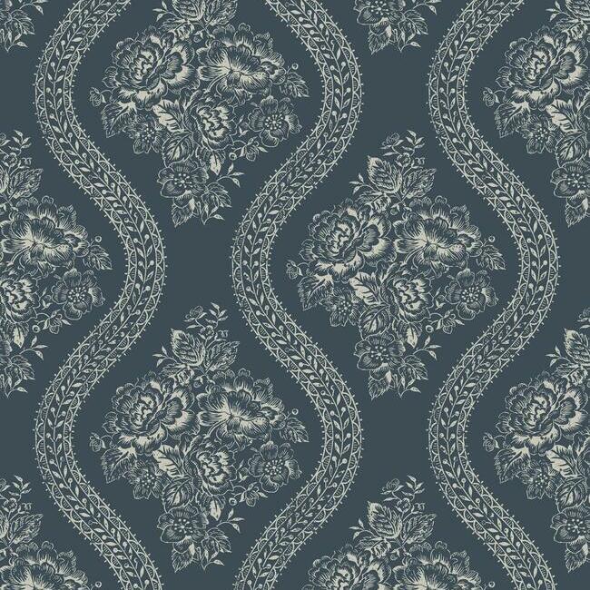 Coverlet Floral Premium Peel + Stick Wallpaper