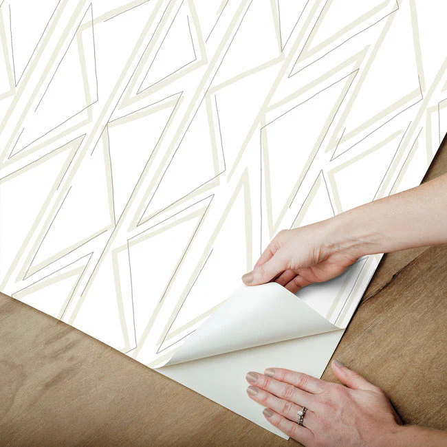 Sideways Sketch Premium Peel + Stick Wallpaper - Image 4