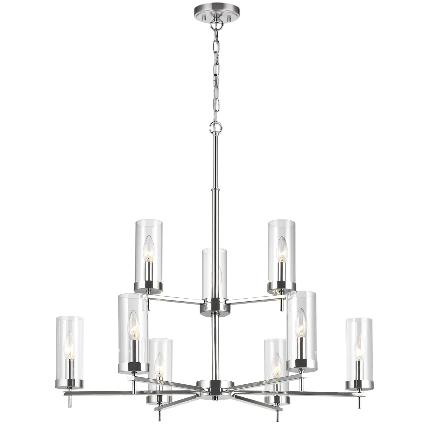 Zire Nine Light Chandelier - Image 2