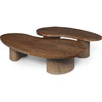 Zoey Walnut Coffee Table - Image 5