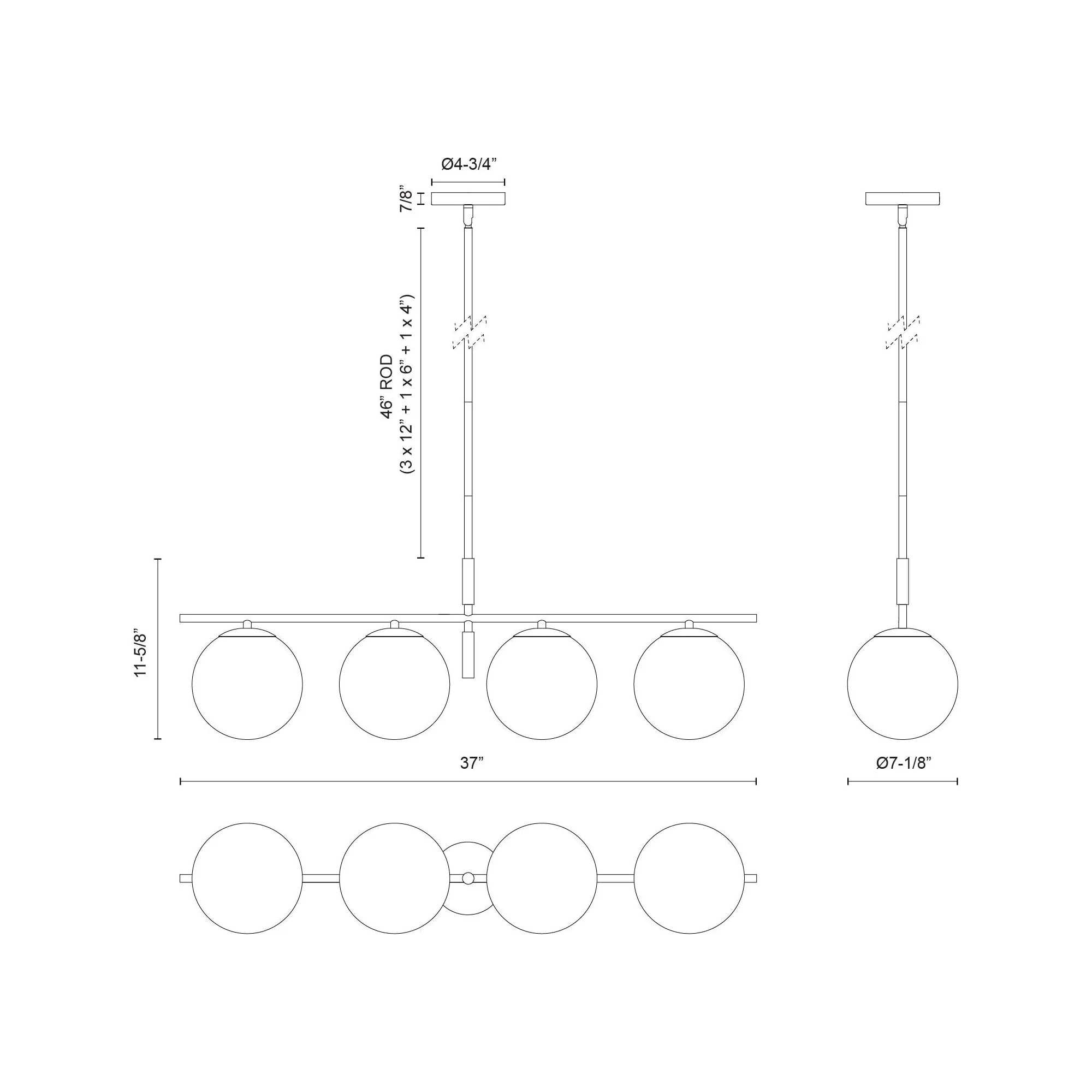 Zuri Linear Pendant - Image 12